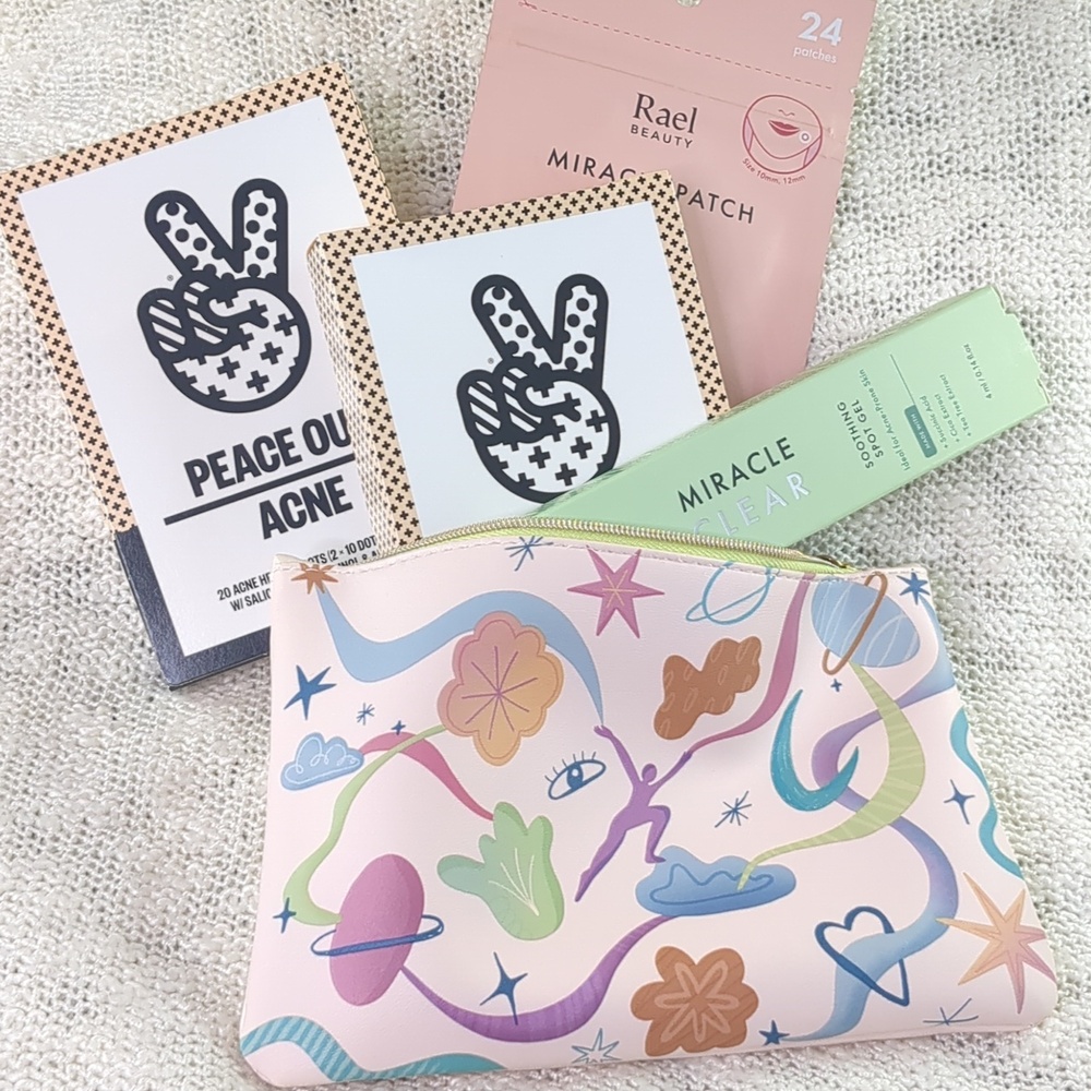 Real Invisible Spot Cover/Miracle Clear Spot Gel & Peace Out Acne Patches Bundle - Picture 14 of 14